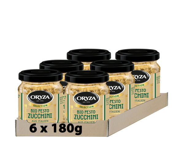 ORYZA Selection Bio Pesto Zucchini 6x 180g