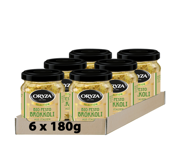ORYZA Selection Bio Pesto Brokkoli 6x 180g