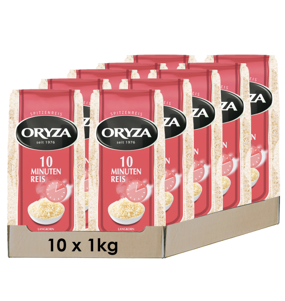 ORYZA 10 Min. Parboiled Reis 10x 1kg