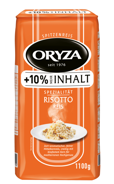 ORYZA Risotto Reis 1,1 kg 10% extra