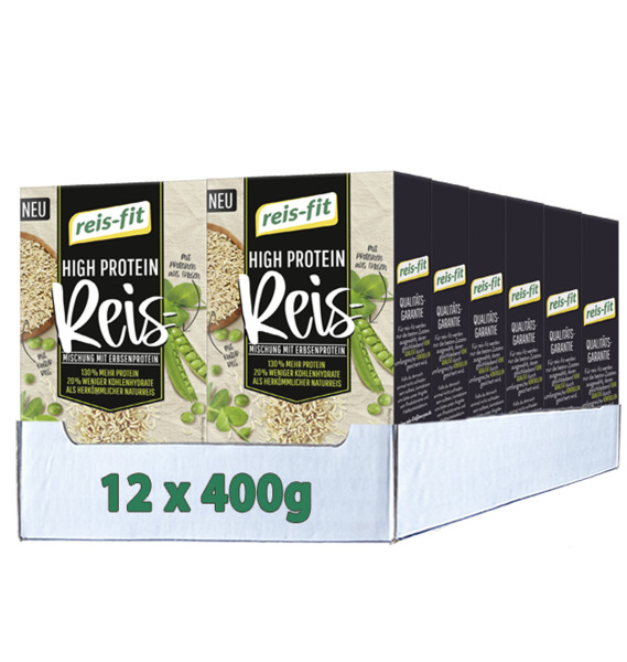 reis-fit High Protein Reis 12x400g