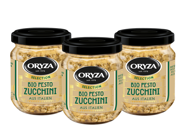 ORYZA Bio Pesto Zucchini 3x 180g