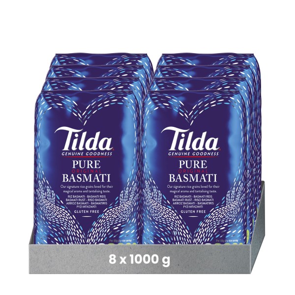 Tilda Pure Basmati 8 x 1000g