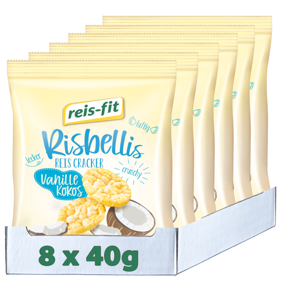reis-fit Risbellis Vanille & Kokos 8x40g