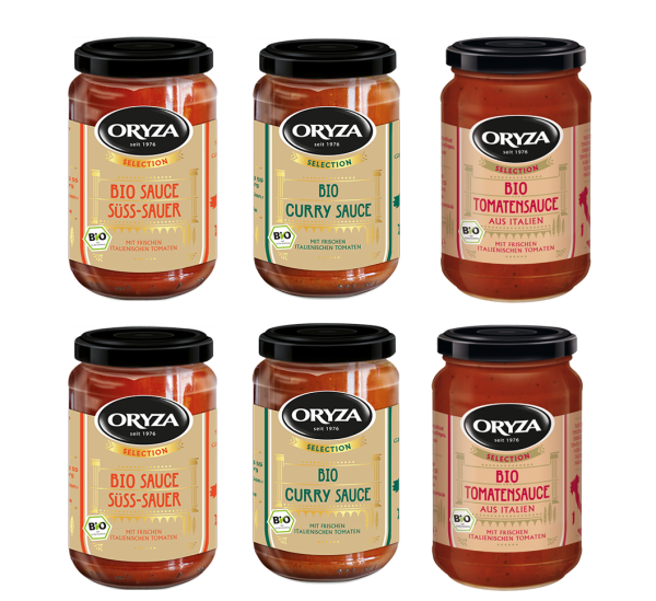 ORYZA Selection Bio Saucen Mix 6x 330g
