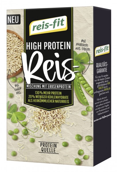 reis-fit High Protein Reis-Mischung mit Erbsenprotein 400g