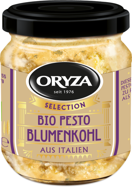 ORYZA Selection Bio Pesto Blumenkohl 180g