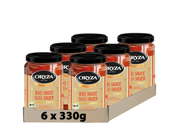 ORYZA Selection Bio Sauce Süss-Sauer 6x 330g