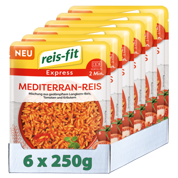 reis-fit Express Mediterran-Reis 6x250g