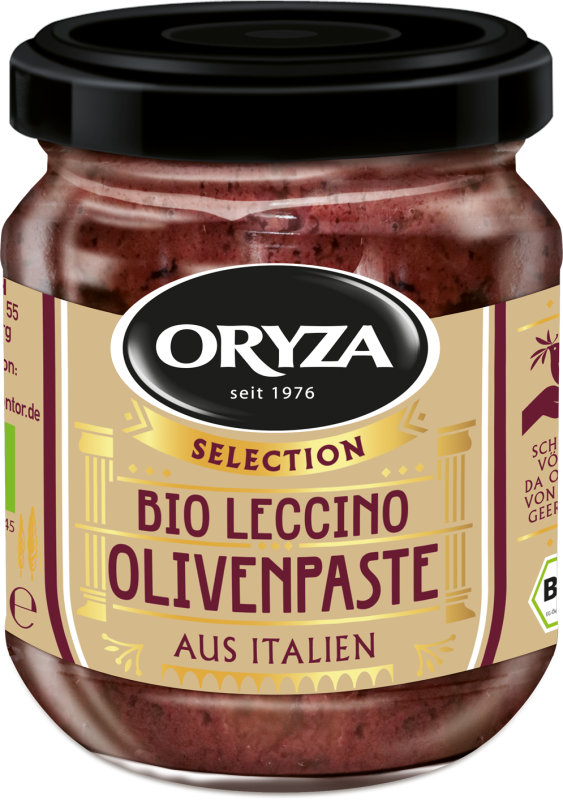 ORYZA Bio Leccino Olivenpaste 180g
